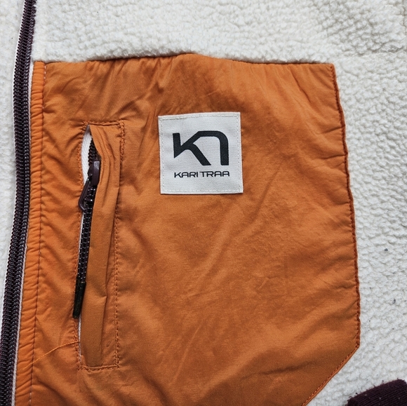 Kari Traa Women's Full Zip Fleece Jacket Medium Rothe Midlayer - Picture 3 of 9